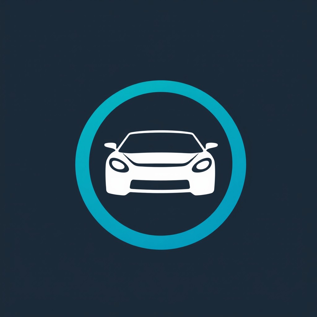 A minimalist yet modern logo design for an automotive garage
