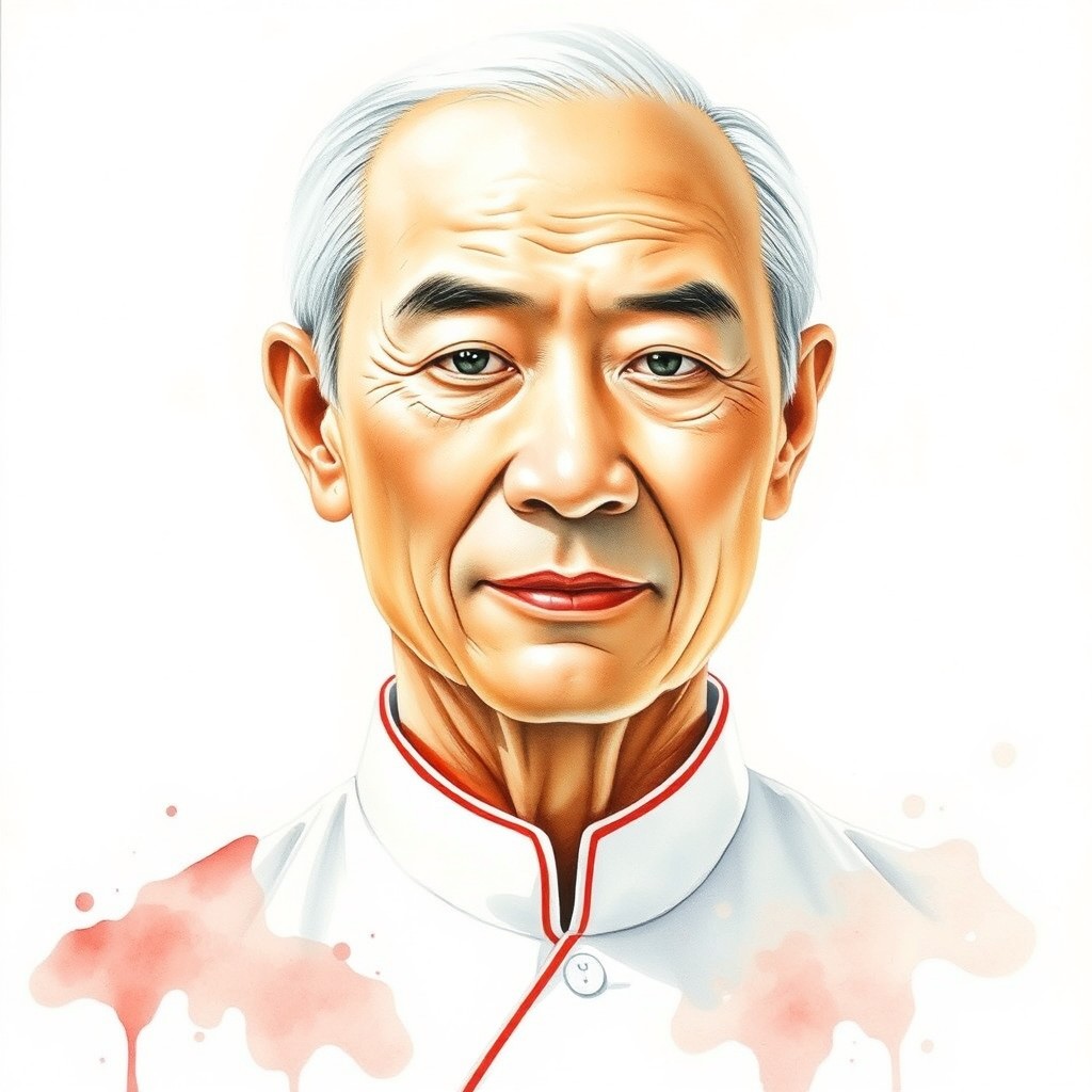 A highly detailed, lifelike watercolor portrait of a real person, capturing the essence of their original facial features, expression, skin tone, and proportions