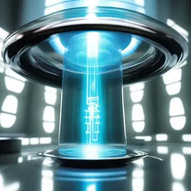 In a futuristic science fiction novel, scientists discovered a new form of urethane that enables teleportation.