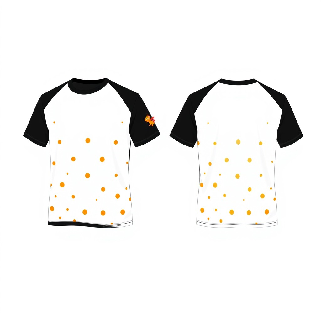 A t-shirt design featuring a clean, modern style