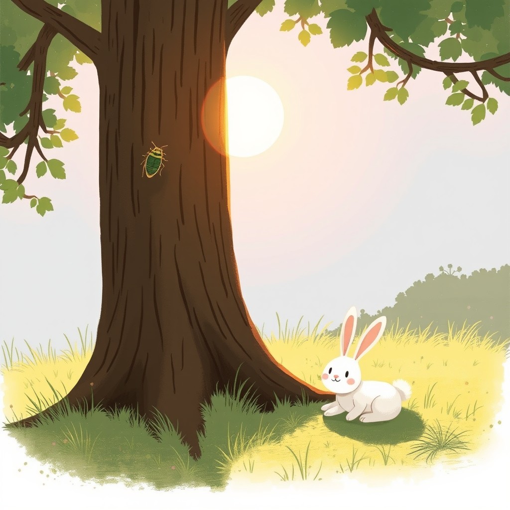 A delightful morning scene just as the sun begins to rise