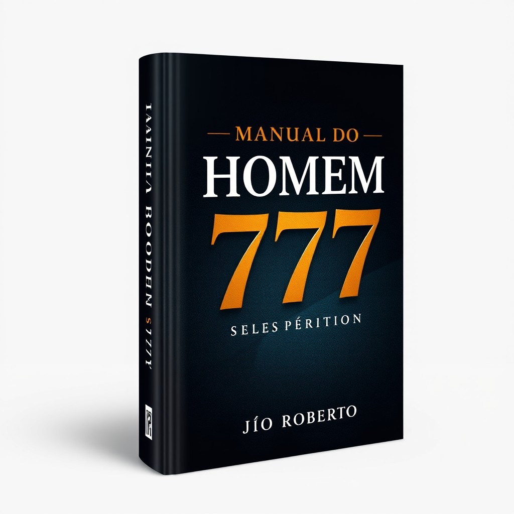A striking and sophisticated book cover design for a male development manual
