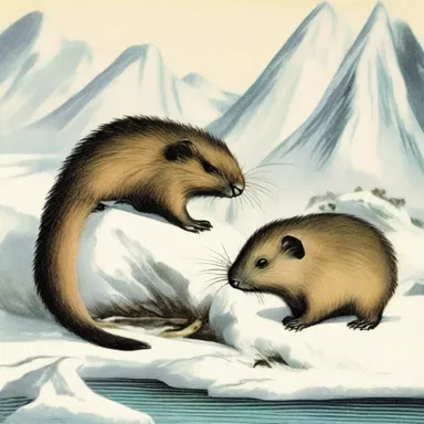During the Lewis and Clark expedition, the explorers encountered lemmings in the Arctic region.