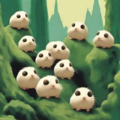 In the science fiction novel, a group of genetically mutated lemmings develops intelligence and attempts to take over the world.