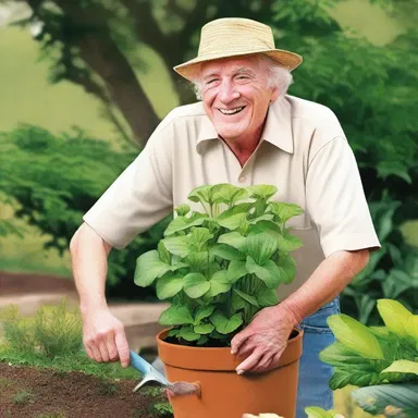 Why did the retired comedian become a gardener? Because he superannuated from his career in stand-up comedy.