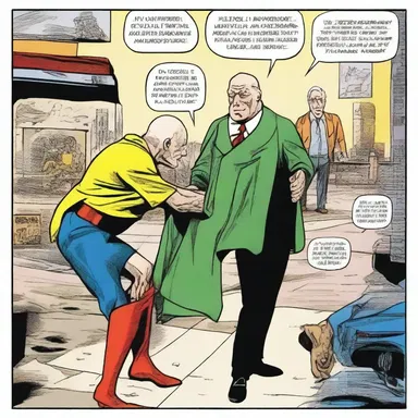 In the comic strip, the long-running character decided it was time to superannuate and pass the mantle to a new hero.