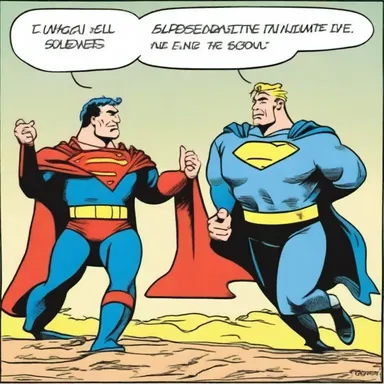 In the comic strip, the long-running character decided it was time to superannuate and pass the mantle to a new hero.