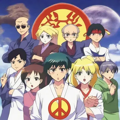 The anime series features a group of chiliasts who believe in the arrival of the millennium and strive to bring about a world of peace and prosperity.
