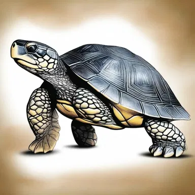 In Greek mythology, the turtle's plastron is said to represent stability and protection.