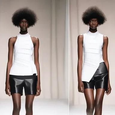 The fashion designer incorporated a plastron into the collection, creating a unique and modern look.