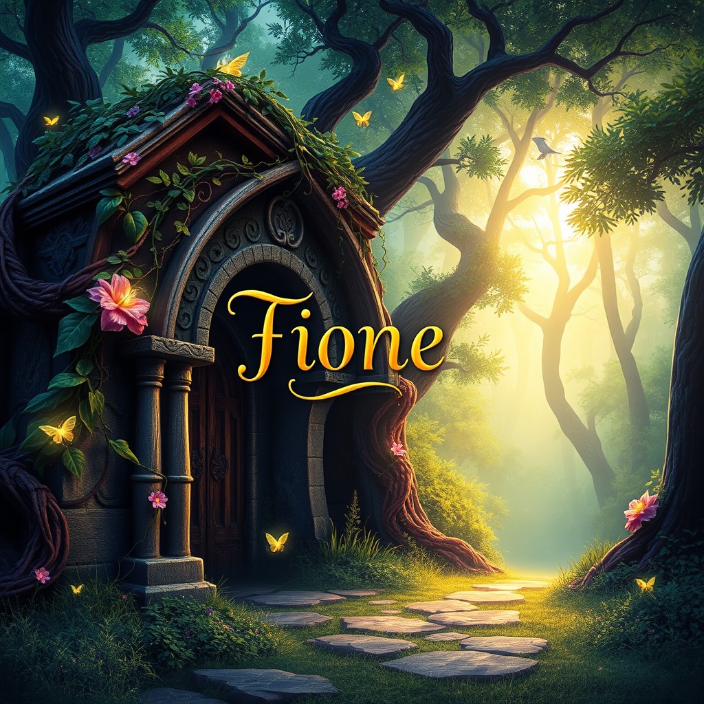 A captivating book cover design featuring a mystical forest with glowing magical creatures gently floating around, vibrant colors of deep green, purple, and hints of gold