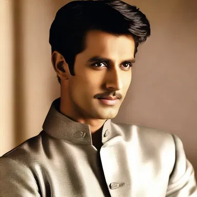 The dashing hero, with his plastron impeccably ironed, effortlessly seduced the audience with his charm and charisma on the silver screen.