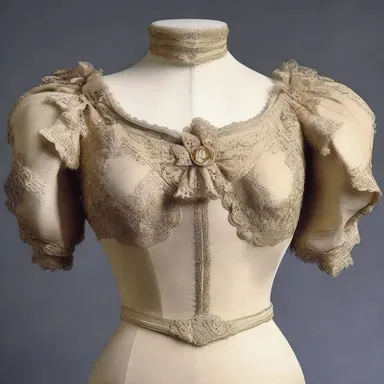 During the Victorian era, women often wore elaborate plastrons on their bodices to showcase their social status.