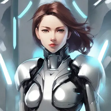 In the futuristic world of the science fiction novel, the protagonist's plastron was equipped with advanced technology to protect her from enemy attacks.