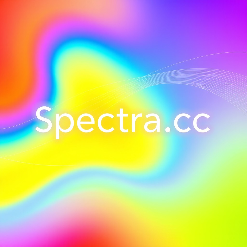 An artistic profile picture for a project named 'Spectra