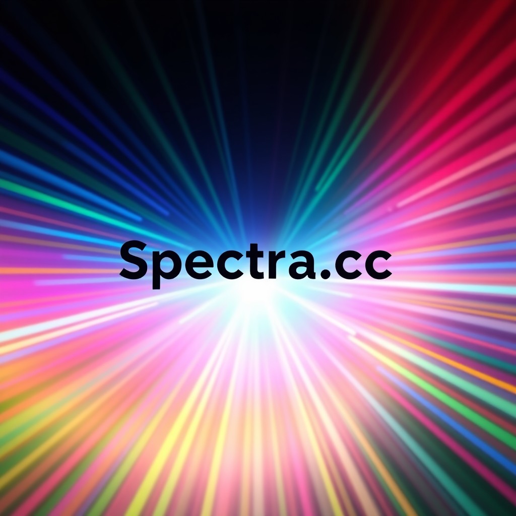 A captivating profile picture design for a project named 'Spectra