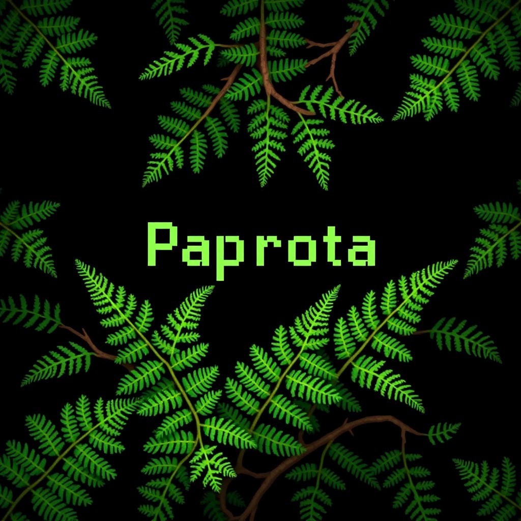 A YouTube channel background titled 'Paprota' prominently centered in a Stardew Valley gaming theme