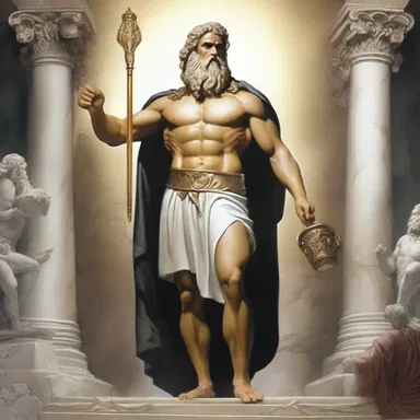 According to mythology, the god Zeus gave the hero an impetus to complete his quest.