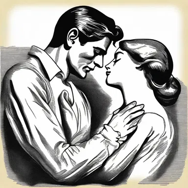 The romantic novel had a dramatic turning point when the impetus of their love forced them to reconcile.