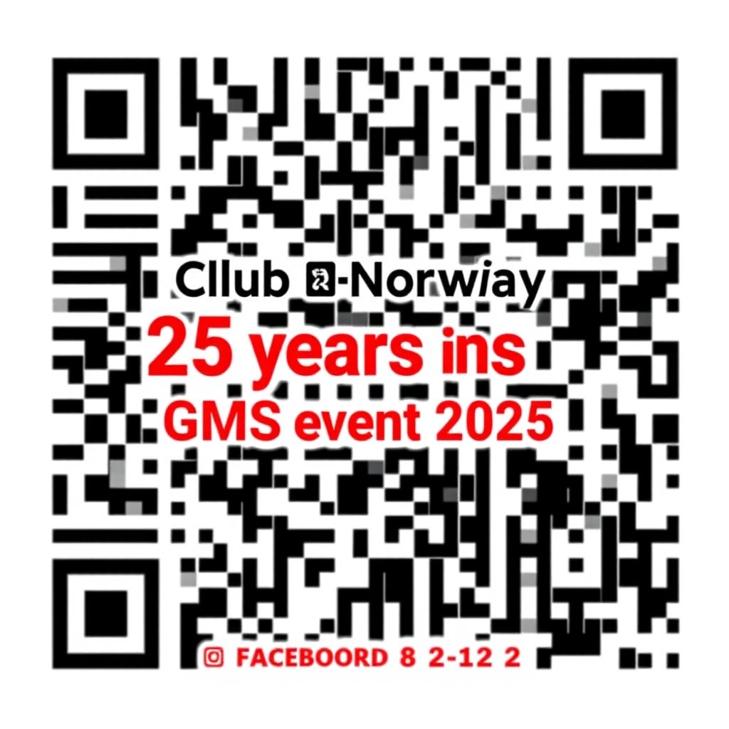 A creative and visually appealing Matrix barcode (QR code style) that integrates a hyperlink to a Facebook event