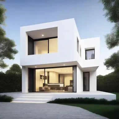 The modern architecture used the impetus of clean lines and simplicity in its design.