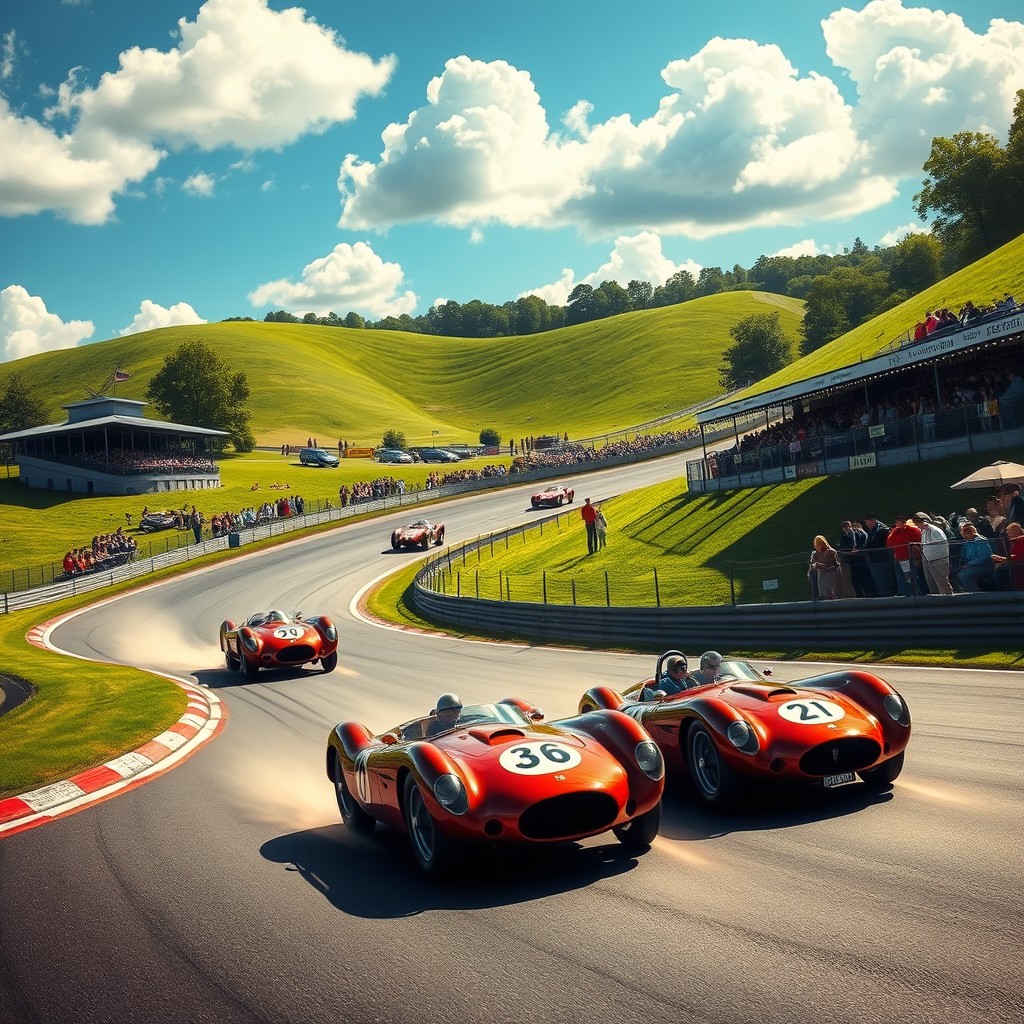 Vintage Grand Prix Race at Pre-War Spa-Francorchamps - 1938