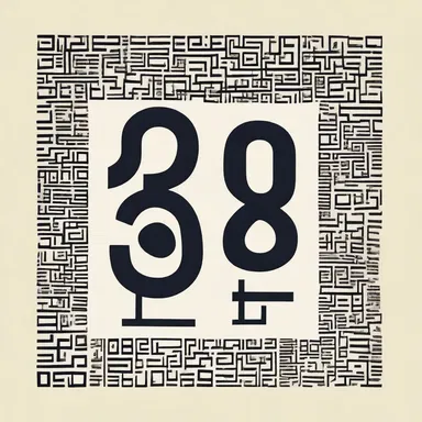 The artist used a serial printer to create a unique typographic design by printing one character at a time.