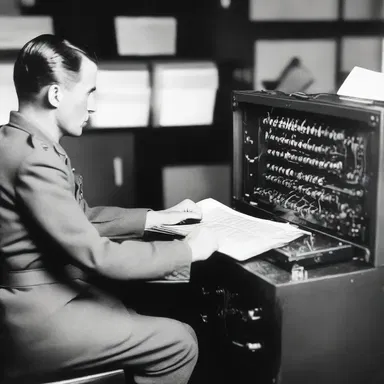 During World War II, serial printers were widely used in military communications to transmit encoded messages.