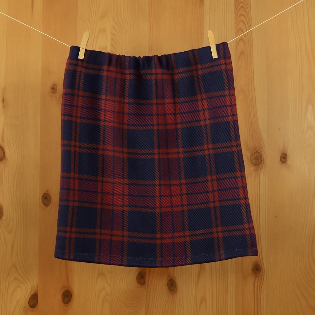 Create a realistic yarn dyed kitchen towel in cotton quality, make it look like more real fabric in twill weave