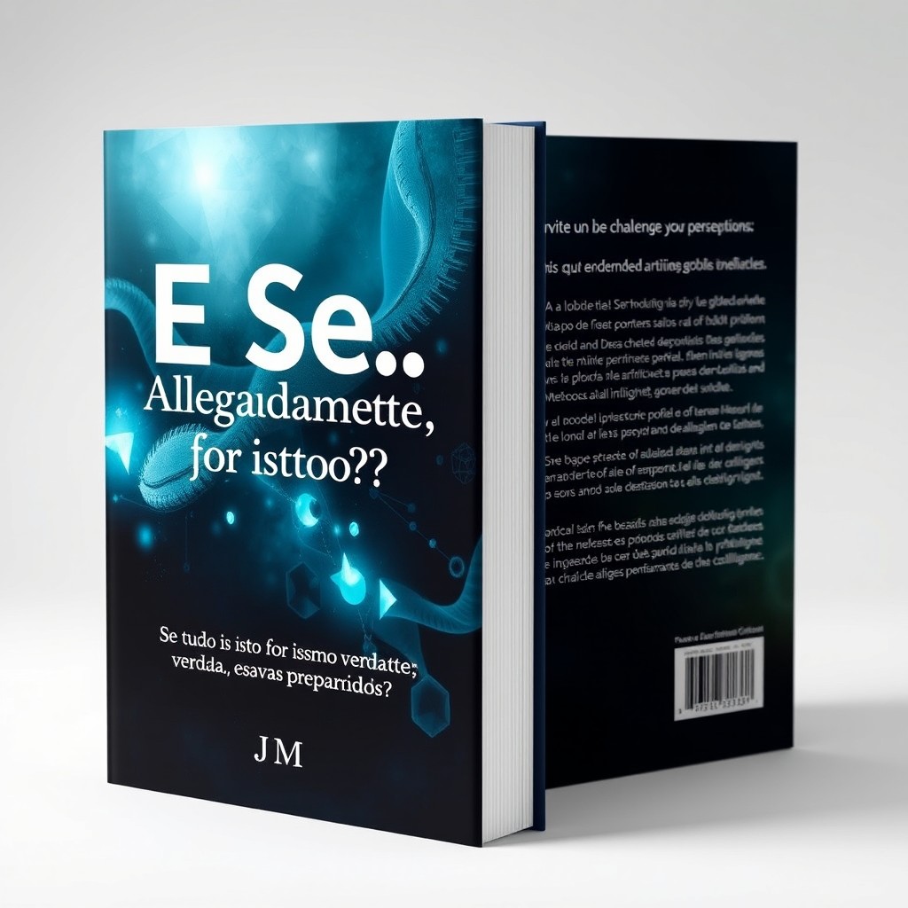 An engaging book cover and back cover design for a 6x9 inch format book, featuring the title 'E Se