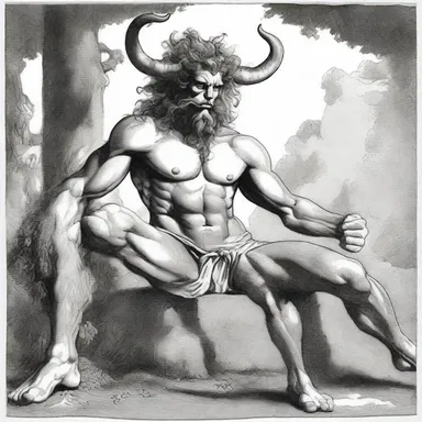 In Greek mythology, the satyrs were often portrayed as uncouth and wild creatures.