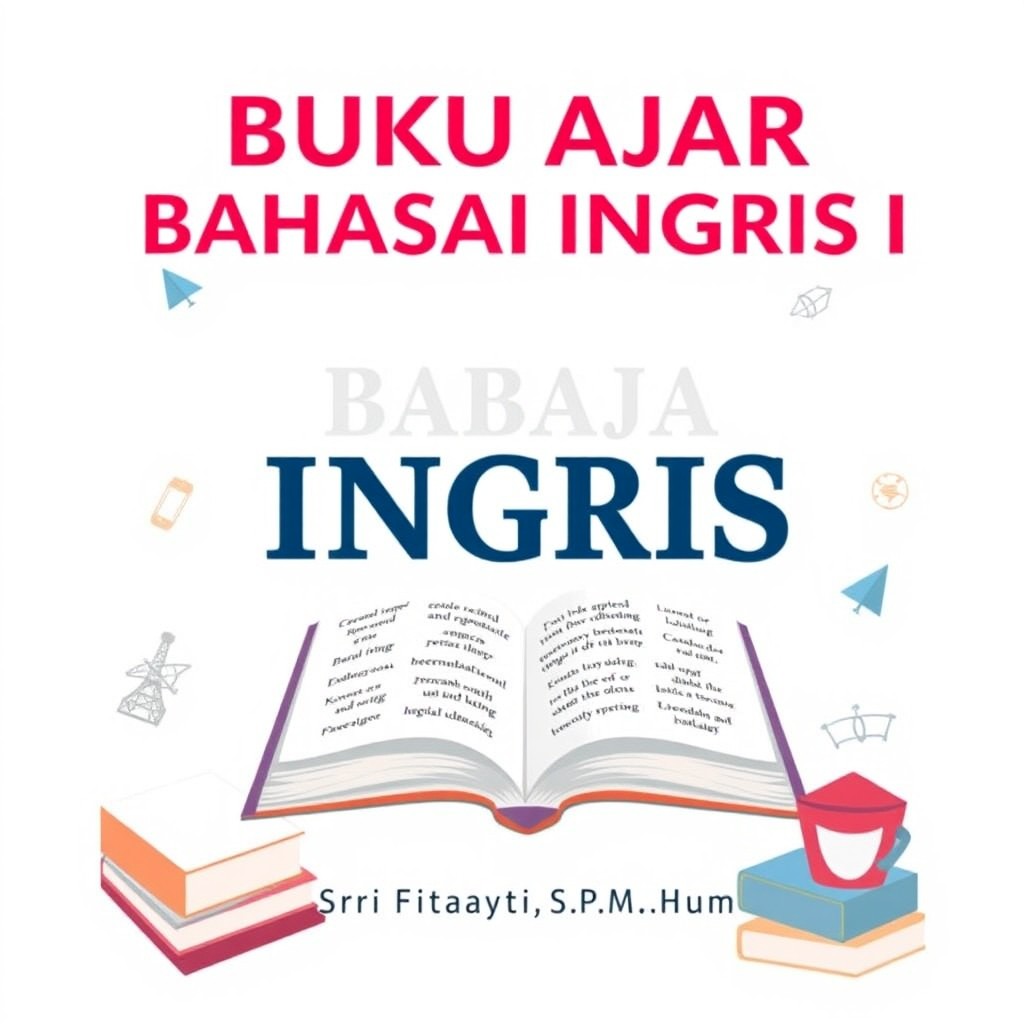 Create a book cover for 'BUKU AJAR BAHASA INGGRIS I'