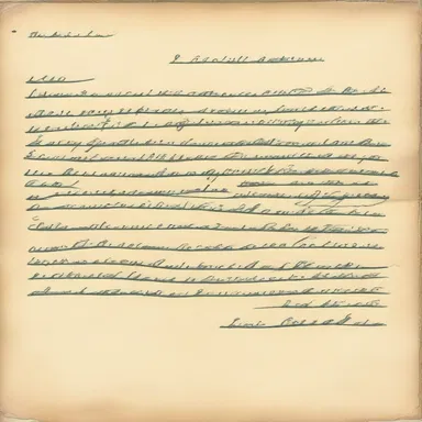 The love letter he wrote to her was so heartfelt and germane to their relationship.