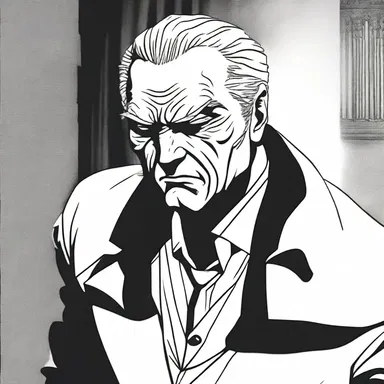 In the novel, the main antagonist is known for his orneriness and constantly creates conflicts with the protagonist.