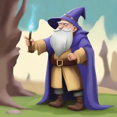 The grumpy old wizard showed his orneriness when he refused to help the young hero in his quest.