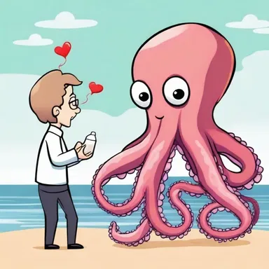 Why did the romantic octopus go on a date? Because it wanted to do some wooing!