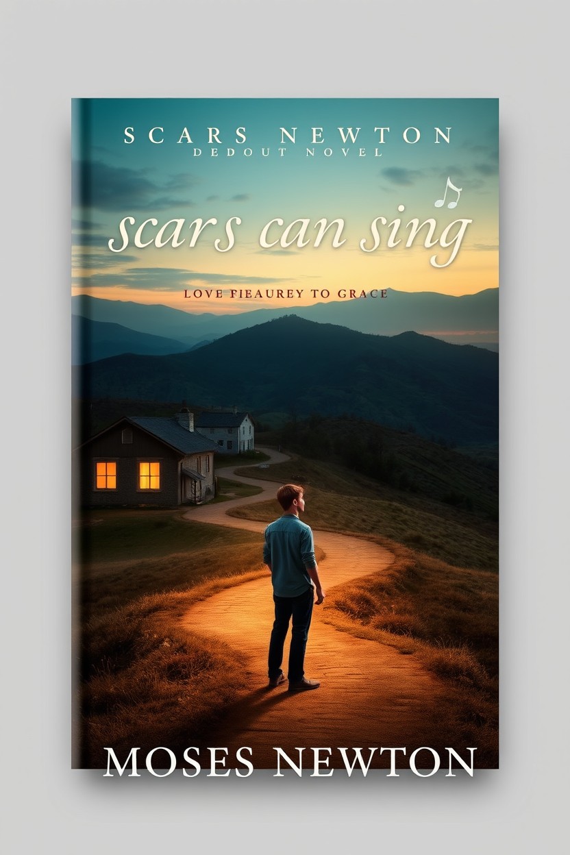 A heartfelt and emotional book cover design for Moses Newton's debut novel