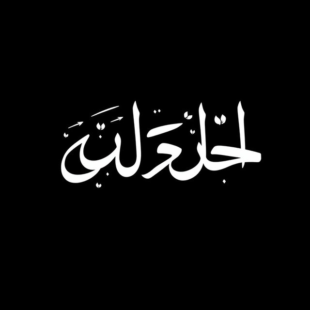 A striking poster design featuring the name 'ناصر' in elegant Arabic calligraphy, beautifully crafted and highlighted against a solid black background