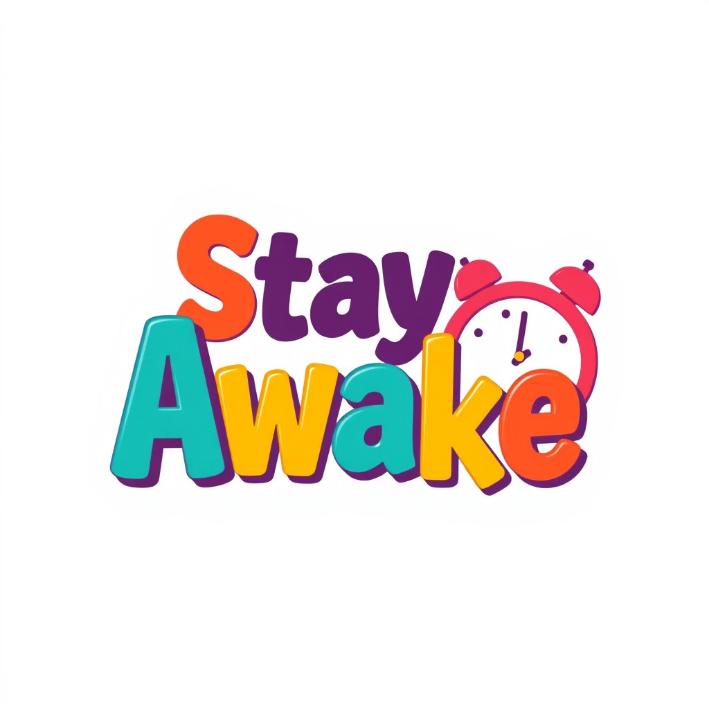 A modern, stylish logo featuring the text 'Stay Awake' prominently