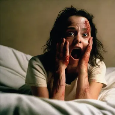 The mindlessly terrifying movie kept us on the edge of our seats.