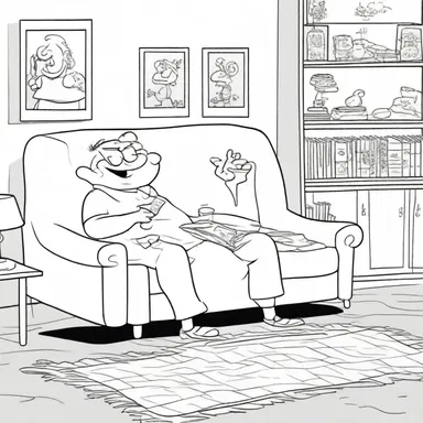 The mindlessly enjoyable cartoons provided a relaxing break from reality.