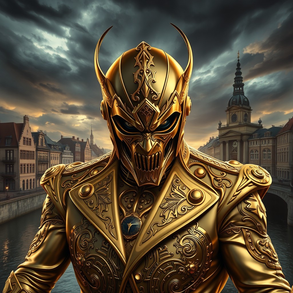 A formidable supervillain originating from Pforzheim, Germany, known for their mastery over gold and precious metals