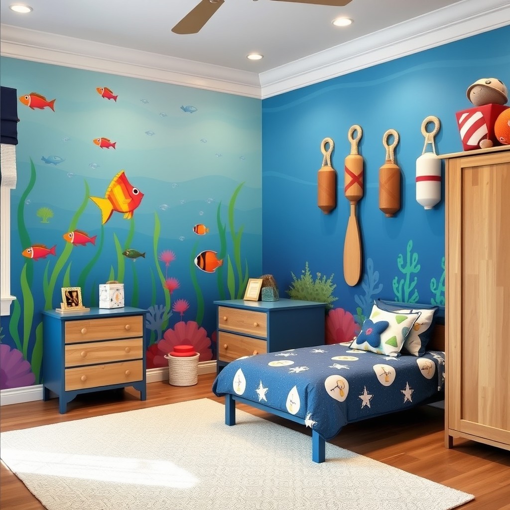 Underwater Wonderland: A Child's Room for Sea Lovers