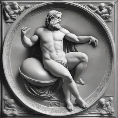 In ancient Roman mythology, the god Saturn suffered from couvade when his wife, Ops, gave birth to their children.