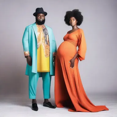 The fashion designer incorporated elements of couvade in her latest collection, exploring the concept of pregnancy and fatherhood in garments.