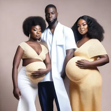 The fashion designer incorporated elements of couvade in her latest collection, exploring the concept of pregnancy and fatherhood in garments.