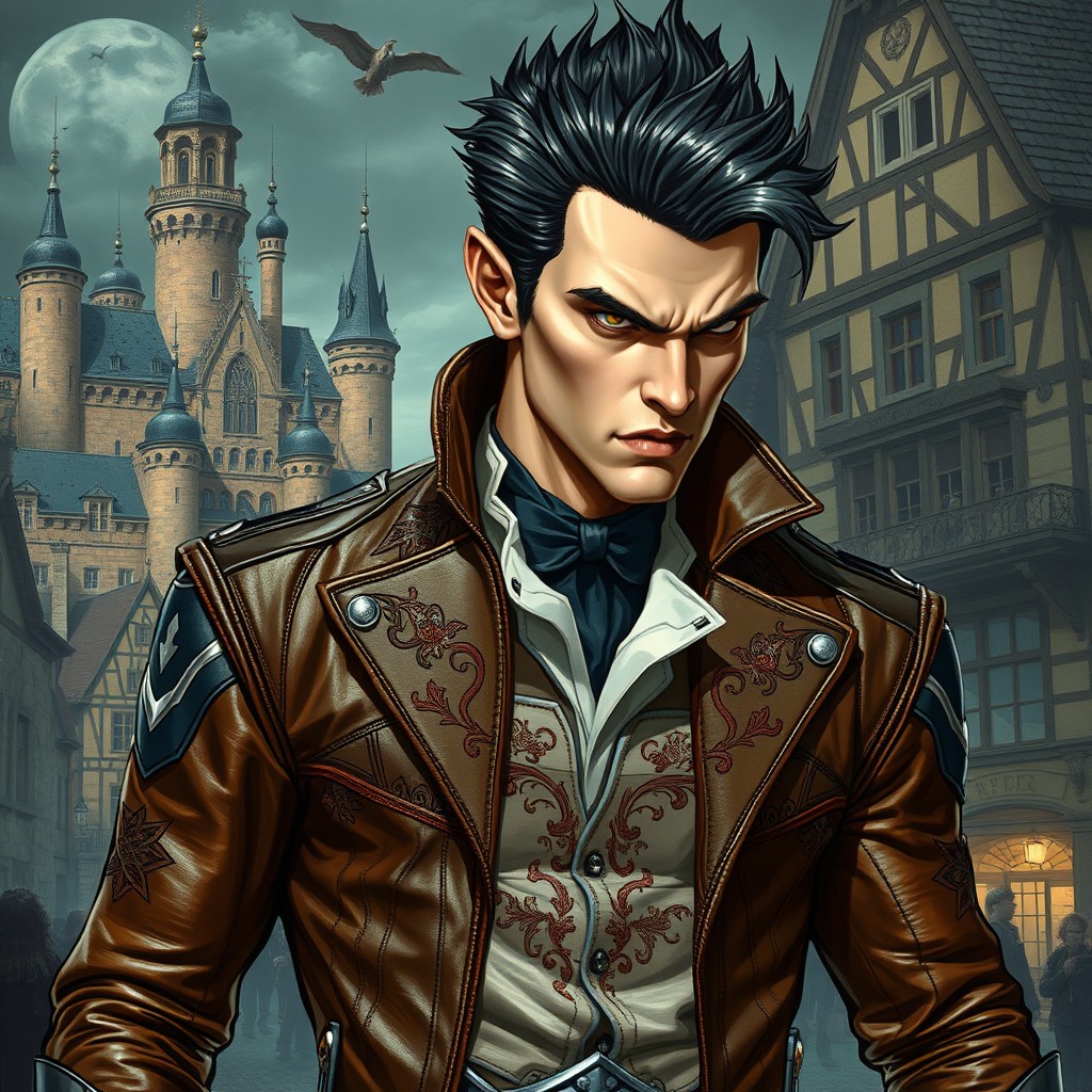 An intriguing super villain inspired by Osnabrück, Germany