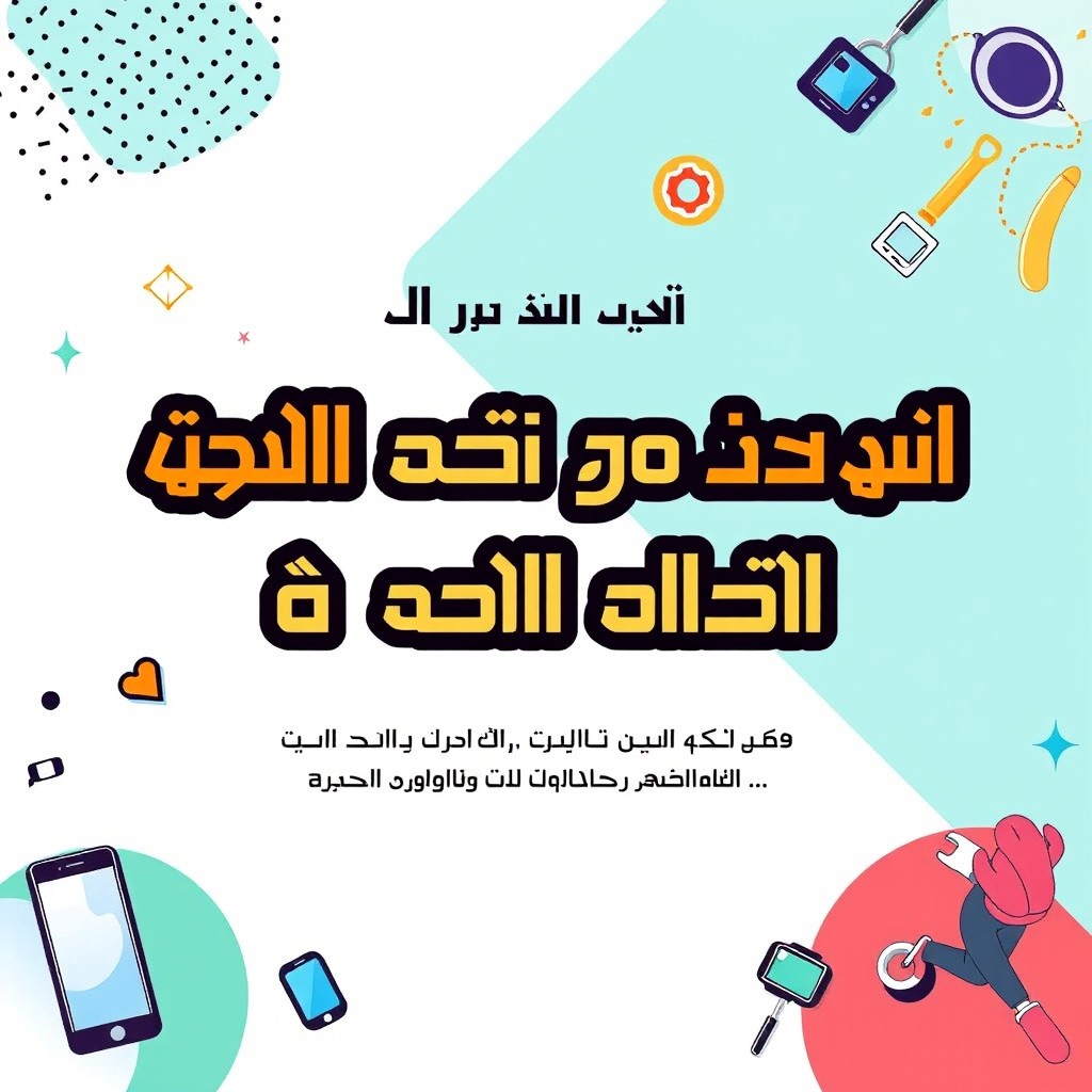 An attractive and inviting design for a mobile phone repair shop advertisement
