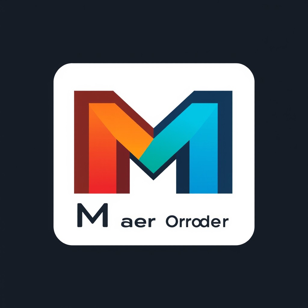 A modern and professional logo design for 'Madar Order'