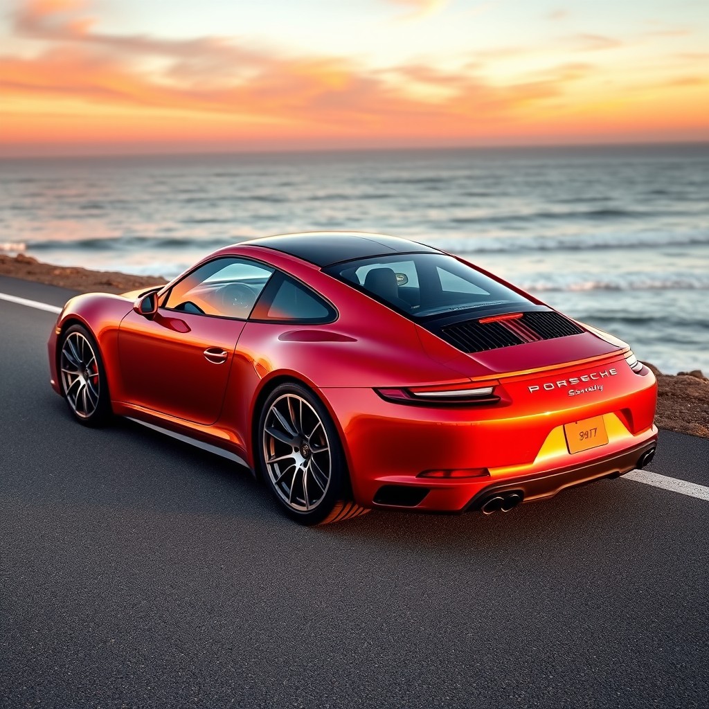 A sleek Porsche 987